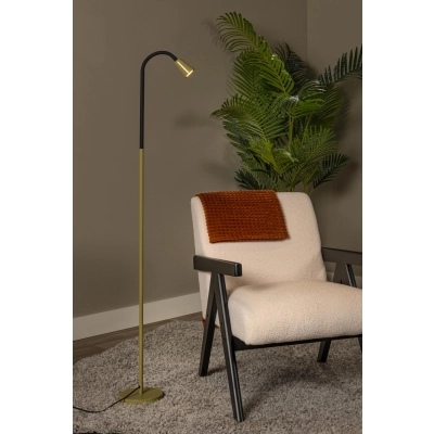 JASPER Lampa podłogowa do czytania – Zielona – 1xGU10 – 25W – Metal 65706/01/33 Lucide